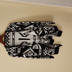 Absolutely Famous Aztec print cardigan Medium